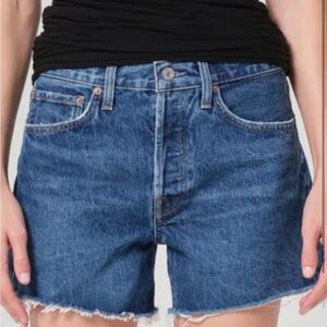 Agolde Long Parker Jean Shorts